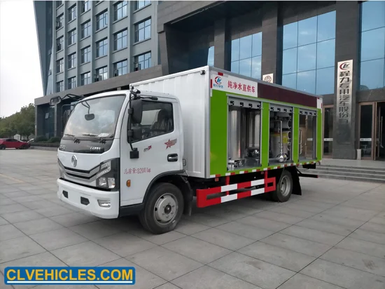 Camion mobile de filtre à eau d'osmose inverse de camion de traitement de purification d'eau
