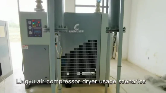 Fabricant de sécheur par réfrigération à compresseur d'air à haute température d'entrée 80c R410A Sécheur d'air comprimé réfrigéré